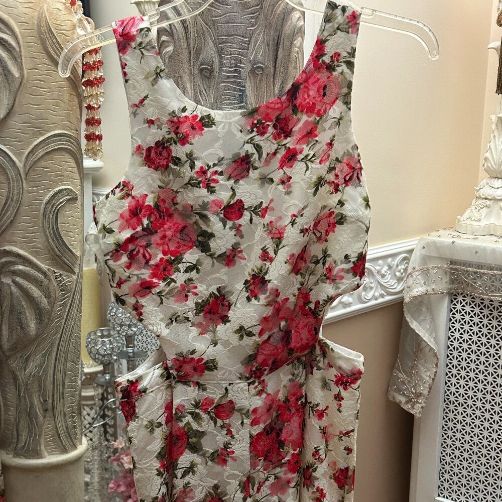 Floral Print Short Romper